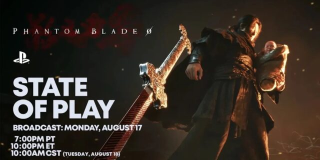 PlayStation State of Play logo featuring Phantom Blade Zero