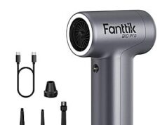 $29.91 – Fanttik B10 Pro Cordless Electric Air Duster w/ LED Ring Light (Grey or Silver) – + Free Shipping w/ Prime or on $35+ Fanttik B10 Pro Cordless Electric Air Duster with LED Ring Light