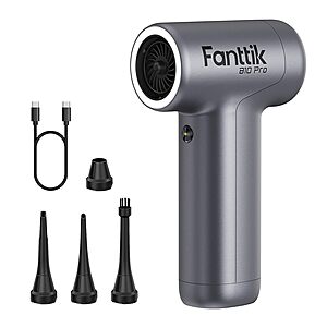 Fanttik B10 Pro Air Duster Deal Fanttik B10 Pro Cordless Electric Air Duster with LED Ring Light