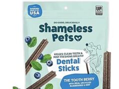 $1.59 – SnS, AC * | 7.2-Oz Shameless Pets Dental Treats for Dogs (The Tooth Berry) at Amazon 7.2-Oz Shameless Pets Dental Treats for Dogs (The Tooth Berry)