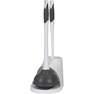 Clorox Toilet Bowl Brush & Plunger Combo Set on sale Clorox Toilet Bowl Brush & Plunger Combo Set with Storage Caddy on Amazon