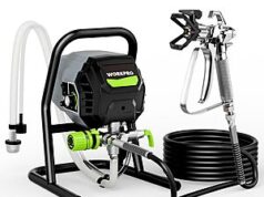 $143.99 – WORKPRO 700W 2900PSI Airless Paint Sprayer Drops to with Promo Code WORKPRO 700W 2900PSI Airless Paint Sprayer