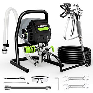 WORKPRO Airless Paint Sprayer sale WORKPRO 700W 2900PSI Airless Paint Sprayer