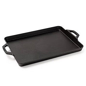 deal-1230 Lodge Seasoned Cast Iron Multi-Use Griddle & Baking Pan, 15.75"x11.50"
