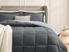 $16.57 – 3-Piece Homelike Down Alternative Reversible Lightweight Comforter Set (Full/Queen, Grey/Light Grey) — Now 35% off with Promo Code 5DO29SUS 3-Piece Homelike Down Alternative Reversible Lightweight Comforter Set in Grey/Light Grey