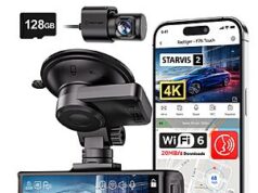 $119.99 – REDTIGER 4K STARVIS 2 Dashcam Front Rear: 5GHz WiFi, 20MB/s, Free 128GB Card – Lowest Price Ever on Amazon REDTIGER 4K STARVIS 2 Dashcam Front Rear