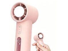 $5.99 – NesveCit Rechargeable Handheld Portable Fan (2 Colors) – + Free Shipping w/ Prime or on $35+ NesveCit Rechargeable Handheld Portable Fan in pink or grey