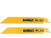 $3.95 – | 2-Pack DEWALT Reciprocating Saw Blades, Straight Back, 6-Inch, 14 TPI, (DW4808-2) at Amazon 2-Pack DEWALT Reciprocating Saw Blades