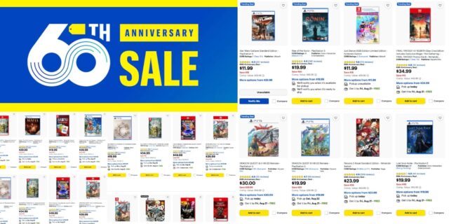 Best Buy 60th Anniversary Game Sale Deal Best Buy 60th Anniversary Game Sale