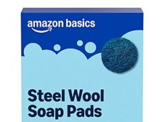 $1.70 – 10-Count Amazon Basics Steel Wool Soap Pads + Free Shipping w/ Prime or on orders over $35 10-count Amazon Basics Steel Wool Soap Pads