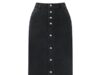 $9.99 – Belle Poque Jean Skirts for Women – High Waisted Stretch Button Front Slit Midi Skirt with Pockets in Black (Size 6) at with Coupon Code L4E7OPJ7 Belle Poque High Waisted Stretch Jean Skirt with pockets and slit