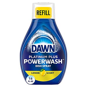 Amazon Deal: Dawn Platinum Plus Lemon Dish Spray Dawn Platinum Plus Lemon Scent Dish Spray on Amazon