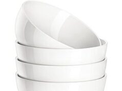 $10.99 – Prime Deal: 4-Pack 26-Oz MALACASA White Porcelain Soup Bowls (White) – + Free Shipping 4-pack of MALACASA White Porcelain Soup Bowls