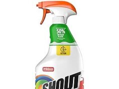 $2.82 – SnS, AC | 22-oz Shout Active Enzyme Laundry Stain Remover Spray at Amazon 22-oz Shout Active Enzyme Laundry Stain Remover Spray