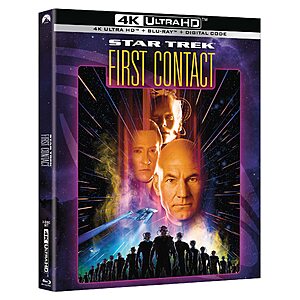 Star Trek VIII First Contact on sale Star Trek VIII: First Contact 4K Ultra HD Blu-ray bundle
