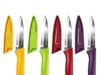 $5.39 – 4-Count Gourmetop 3.8″ Stainless Steel Paring Knives w/ Blade Covers (Colorful) + Free Shipping w/ Prime or on $35+ 4count gourmetop stainless steel product image