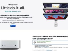 $500.00 – Best Buy offering up to $500 off M6 Mac mini with M4 trades + 2x rewards for members M6 Mac mini on pre-order at Best Buy
