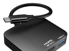$4.99 – Vilcome USB-C to 4K@60Hz HDMI Adapter with USB 3.0 & 100W PD Charging (Black) – Lowest Price Ever at Amazon Vilcome 3-in-1 USB-C to 4K@60Hz HDMI Adapter with USB 3.0 & 100W PD Charging (Black)