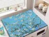 $6.47 – 23.6″x19.7″ Washer and Dryer Top Protector Mat w/ Non-Slip Rubber Base (White Peach Floral) – + Free Shipping w/ Prime or on $35+ 23.6x19.7 Washer and Dryer Top Protector Mat with Non-Slip Rubber Base