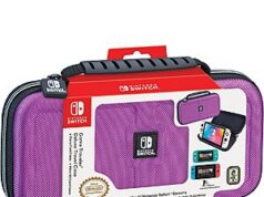 $9.99 – R.D.S. Industries Game Traveler Deluxe Licensed Travel Case for Nintendo Switch (Purple) on Amazon for + Free Shipping R.D.S. Industries Game Traveler Deluxe Licensed Travel Case for Nintendo Switch in purple