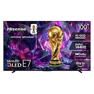 Hisense 100E7SF TV deal Hisense 100" E7 Cinema Series Smart TV