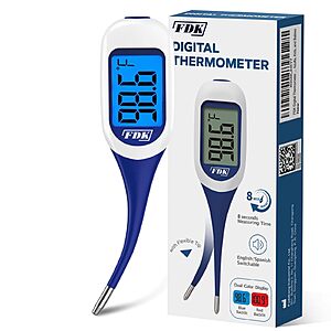 FDK Digital Thermometer Deal FDK Large LCD Screen Digital Thermometer