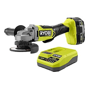 Ryobi ONE+ HP 18V Angle Grinder Deal Ryobi ONE+ HP 18V Brushless Cordless Angle Grinder Kit in black