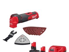 $189.00 – $189: Milwaukee M12 FUEL 12V Lithium-Ion Cordless Oscillating Multi-Tool with M12 XC 5.0 Ah Battery (2-Pack) Starter Kit and Charger at HomeDepot Milwaukee M12 FUEL oscillating multi-tool with two batteries and charger