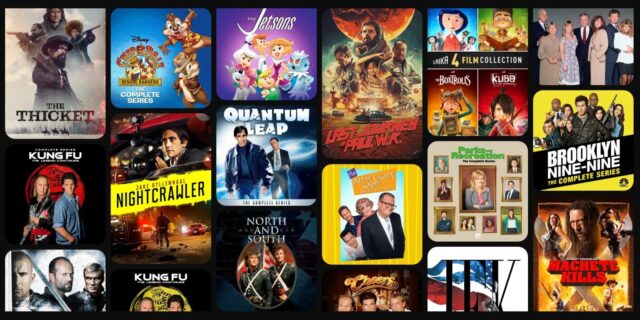 Apple TV Deal Offers Apple TV deals with images of shows and devices