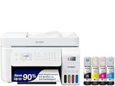$199.99 – * | Epson EcoTank ET-4800 Wireless All-in-One Cartridge-Free Supertank Printer at Amazon 19999 epson ecotank et4800 product image
