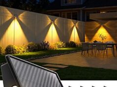 $18.49 – 8-Pack JSOT 3-Large LED Solar Fence Lights with 5-Modes (Warm Light) Drops to with Coupon Code HTYG5QVU at Amazon 8-Pack JSOT 3-Large LED Solar Fence Lights (Warm Light)