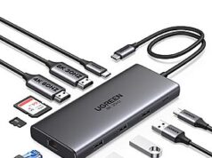 $37.98 – UGREEN USB C Docking Station Dual Monitor, 10-in-1 Laptop Dock with 2 HDMI on Sale for + Free Shipping UGREEN USB C Docking Station with dual HDMI ports