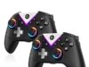 $19.49 – 2-Pack Dinosoo RGB Wireless Bluetooth Gamepad Controller for Nintendo Switch 2/1/Lite/OLED & PC (Black) – + Free Shipping w/ Prime or on $35+ Dinosoo RGB Wireless Bluetooth Gamepad Controller for Nintendo Switch in black