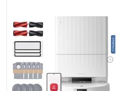 $779.99 – Roborock QX Revo Ultra 2 Robot Vacuum and Mop – with Free Shipping at Costco.com roborock revo ultra robot product image