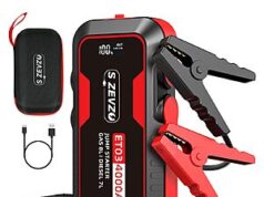 $25.64 – S ZEVZO ET03 4000A Car Jump Starter/Power Bank w/ 0V Start, LCD Display, LED Light & Case (Up to 8.0L Gas / 7.0L Diesel) — after 55% off with coupon code YIRQLFI8 S ZEVZO ET03 Car Jump Starter/Power Bank