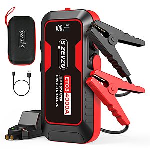 S ZEVZO ET03 deal S ZEVZO ET03 Car Jump Starter/Power Bank