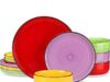 $27.99 – Prime Members: vancasso Bonita Multicolor Stoneware Dinnerware Set (Service for 4) Now + Free Shipping vancasso Bonita Multicolor Stoneware Dinnerware Set