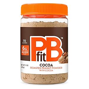 PBfit Peanut Butter Powder Deal 15-Oz PBfit Peanut Butter Powder (Cocoa) on Amazon