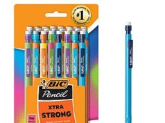 $4.21 – : AC,S&S 24-Count BIC Xtra Strong Mechanical Pencils with Erasers, Thick Point (0.9mm) at Amazon BIC Xtra Strong Mechanical Pencils in a pack
