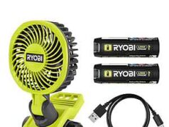 $39.97 – Ryobi USB Lithium Clamp Fan Kit w/ 2.0 Ah USB Lithium Battery & Charging Cable – + Free Shipping at Home Depot Ryobi USB Lithium Clamp Fan Kit with 2.0 Ah battery