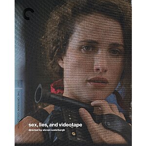 Sex Lies and Videotape Blu-ray The Criterion Collection's Blu-ray release of sex, lies, and videotape