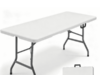 $38.99 – HOQBN 6 Foot Folding Table, Indoor Outdoor Table, White HOQBN 6-foot folding table in white