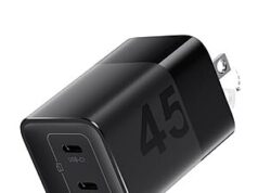 $8.99 – wegear 45W 2-Port GaN USB-C Fast Charger (Black) – + Free Shipping w/ Prime or on $35+ wegear 45W 2-Port GaN USB-C Fast Charger in black
