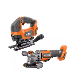 RIDGID 18V Combo Kit Deal RIDGID 18V Brushless Cordless 2-Tool Combo Kit with Jig Saw and Grinder (Tools Only)
