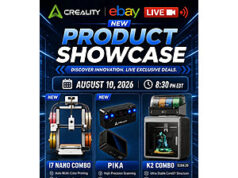 $399.00 – Starts Mon 8/10 8:30pm EDT Creality K2 Combo Multi-color 3D Printer $399 *4 Hours Only Creality K2 Combo Multi-color 3D Printer on eBay sale