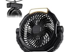$17.78 – KopBeau 20000mAh Portable Battery Operated Camping Fan w/ LED Light Now with Promo Code KopBeau Portable Battery Operated Camping Fan with LED Light