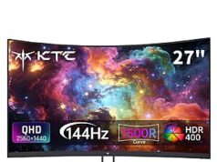 $97.49 – 27″ KTC 1440p 144Hz HVA Curved Gaming Monitor – + Free Shipping 27" KTC 1440p 144Hz HVA Curved Gaming Monitor