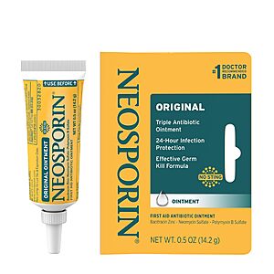 Neosporin Original Triple Antibiotic Ointment deal Neosporin Original Triple Antibiotic Ointment bottle