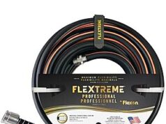 $20.06 – | 100′ Flexon Flextreme Pro Performance Rubber Garden Hose (FLXP58100CN, Black) at Amazon 100' Flexon Flextreme Pro Performance Rubber Garden Hose in black