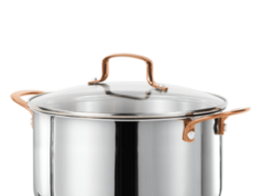 $19.99 – Carote 5QT Tri-Ply Stainless Steel Stock Pot with Lid, Induction Compatible Carote 5QT Tri-Ply Stainless Steel Stock Pot